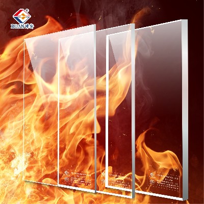 Single Layer Borosilicate Fire Rated Glass