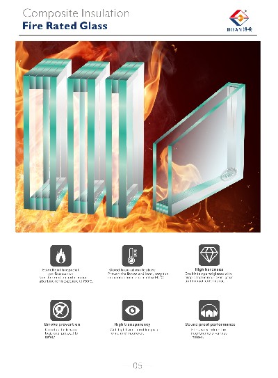 Composite Insulation Fire Rated Glass